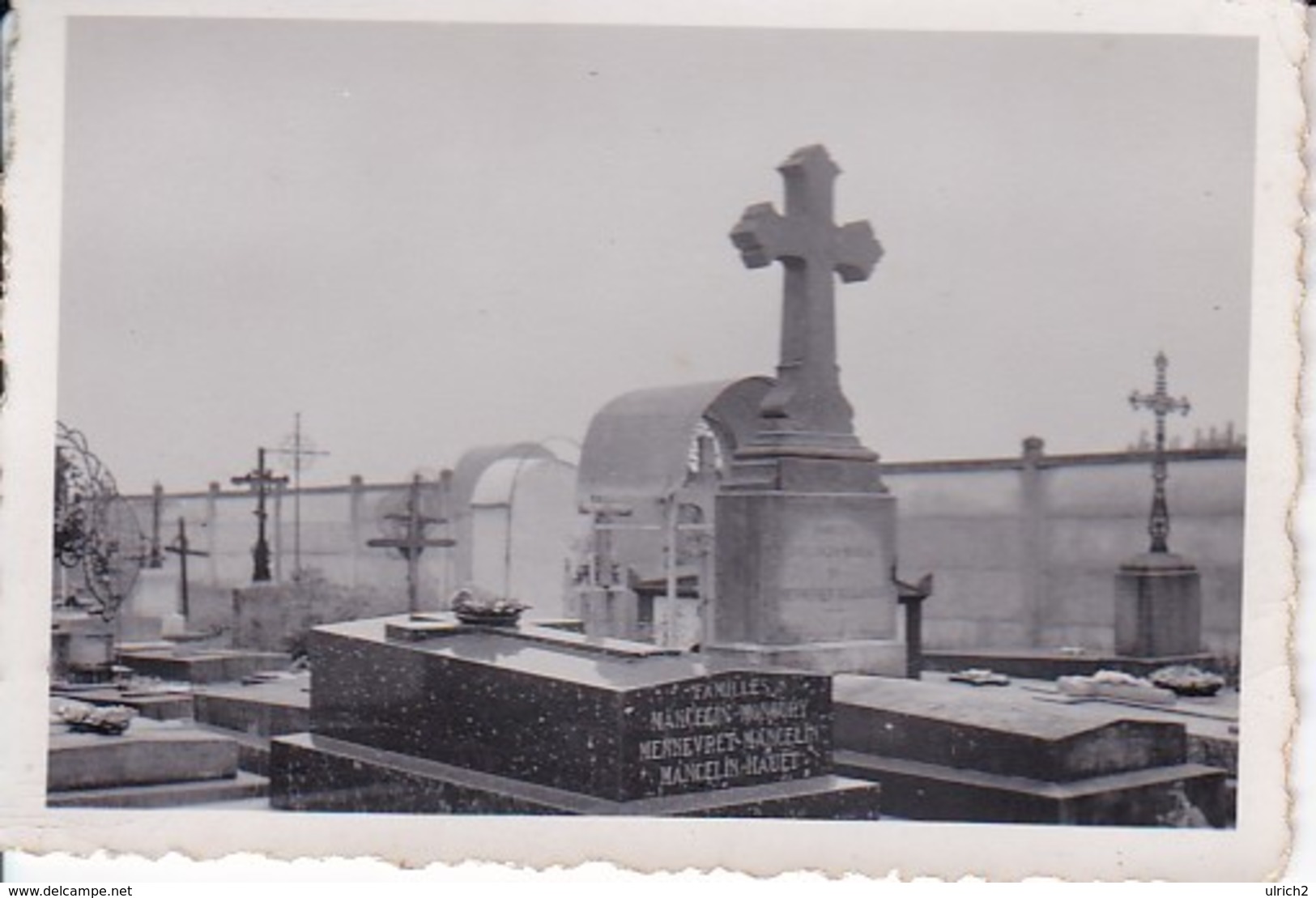 Foto Frankreich - Friedhof - Ca. 1940 - 7,5*5,5cm (35780) - Orte