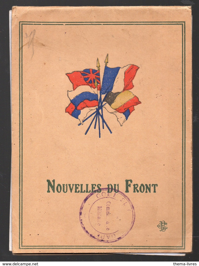 Carnet De Cartes-lettres "NOUVELLES DU FRONT"  (PPP9024) - Documents