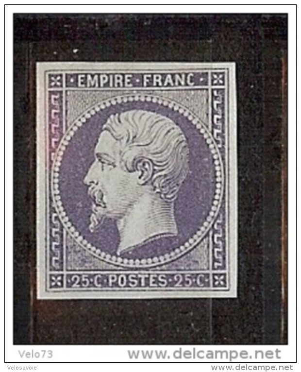 ESSAI TYPE NAPOLEON 25c VIOLET NEUF SANS GOMME - Autres & Non Classés