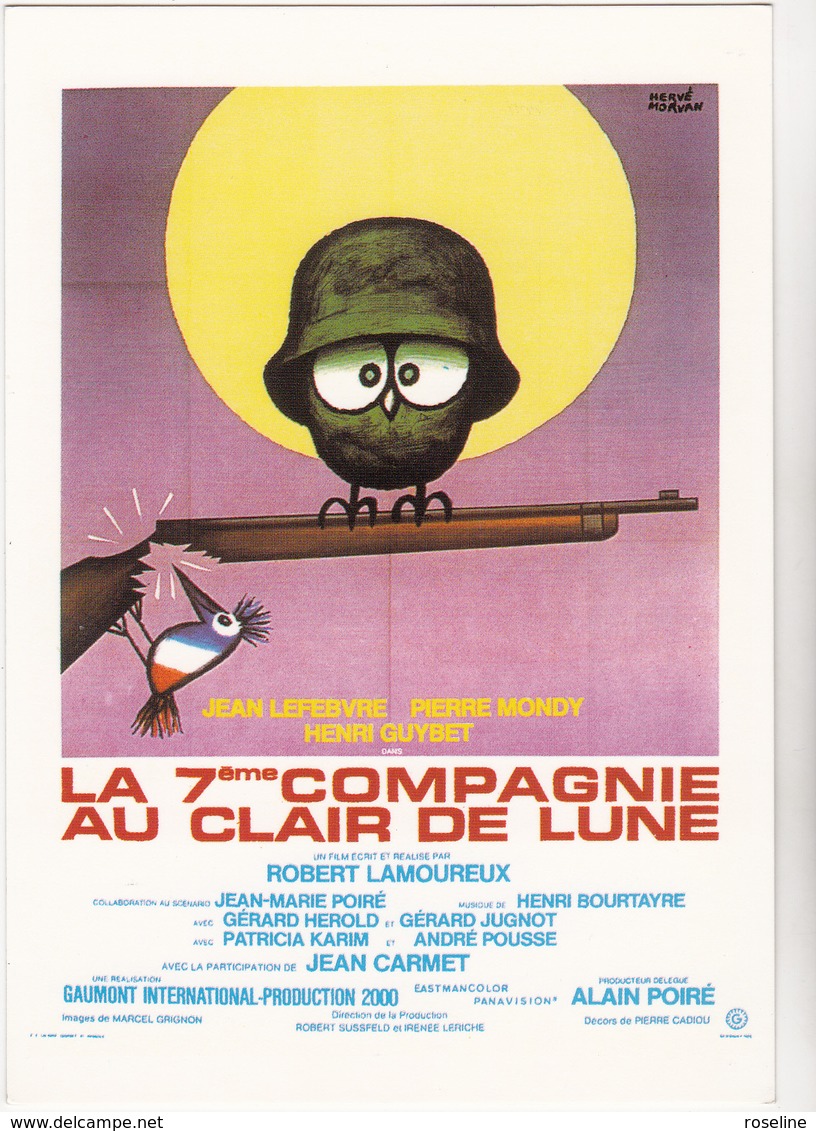 MORVAN  Hervé - Film 7ème Compagnie Clair Lune Oiseau Tricolore - CPM 10,5x15 TBE Neuve Collection Memoire Cinema - Otros & Sin Clasificación