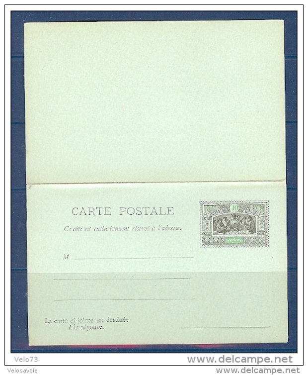 OBOCK ENTIER CARTE POSTALE REPONSE NEUF - Lettres & Documents