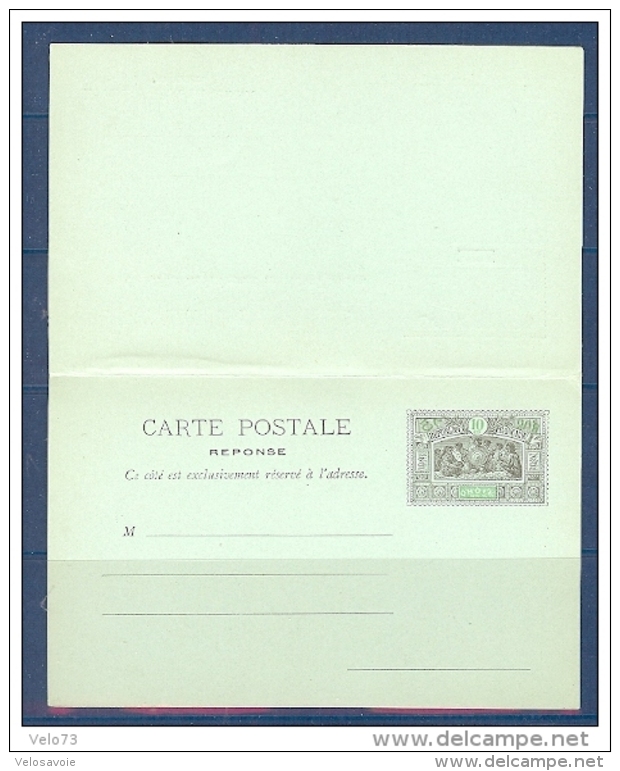 OBOCK ENTIER CARTE POSTALE REPONSE NEUF - Briefe U. Dokumente