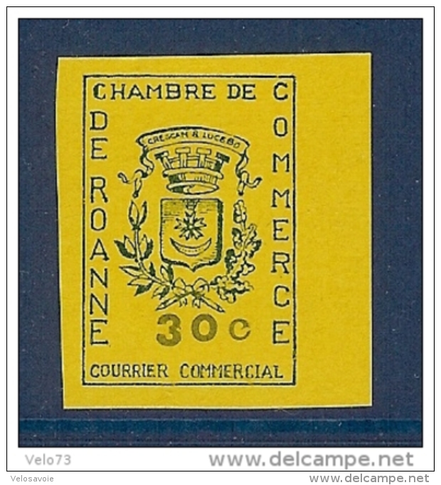 TIMBRE DE GREVE DE ROANNE DE 1968 ** - Otros & Sin Clasificación