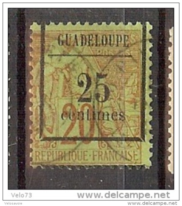 GUADELOUPE N° 5 OBLITERE TTB - Oblitérés