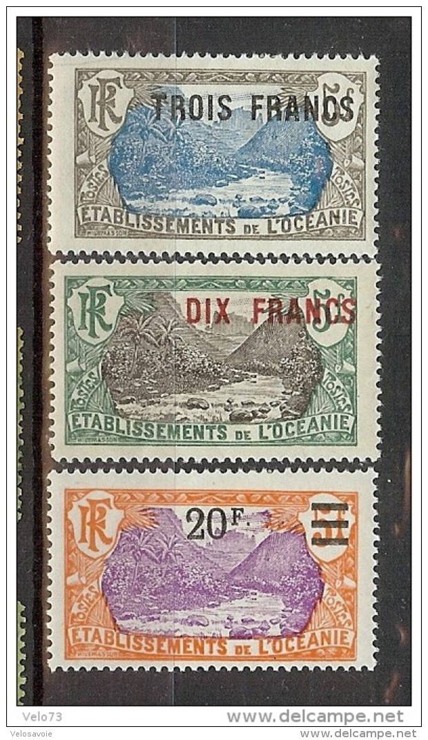 OCEANIE N° 66/68 * - Unused Stamps