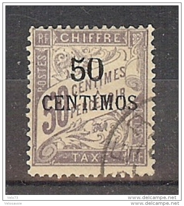 MAROC TAXE N° 4 OBLITERE - Timbres-taxe