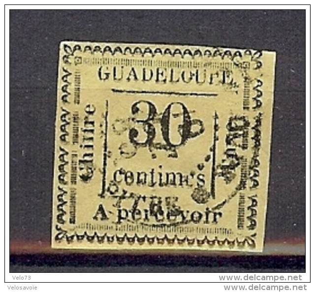 GUADELOUPE TAXE N° 10 OBLITERE - Postage Due