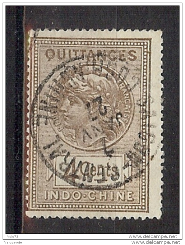 INDOCHINE TIMBRE FISCAL OBLITERE DE 1927 - Gebraucht