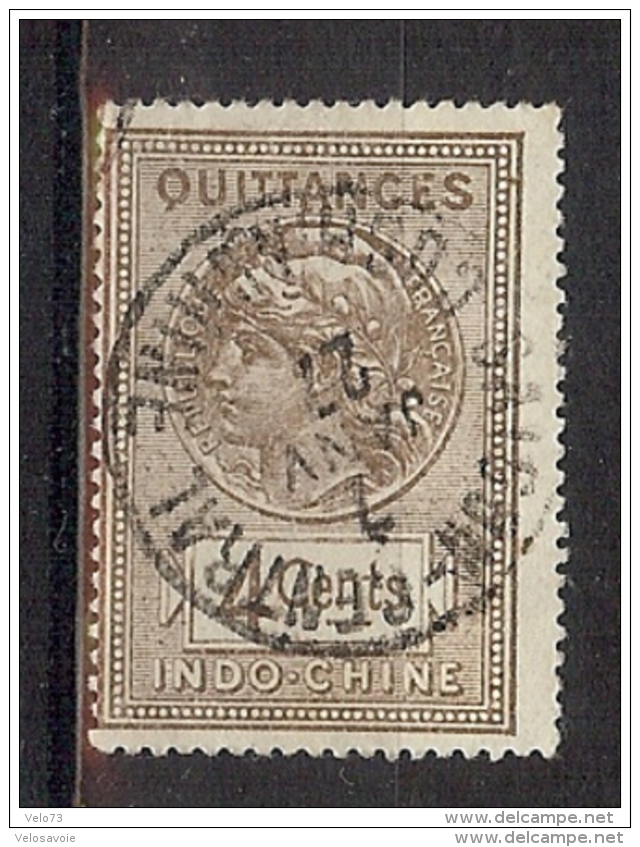 INDOCHINE TIMBRE FISCAL OBLITERE DE 1927 - Usati