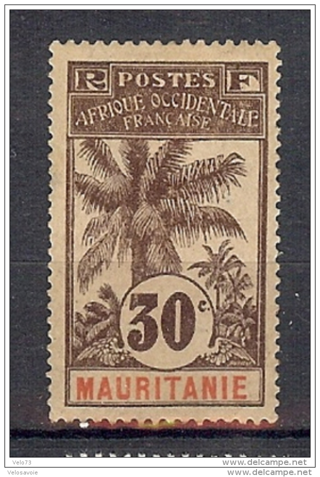 MAURITANIE N° 8 PALMIERS * - Unused Stamps