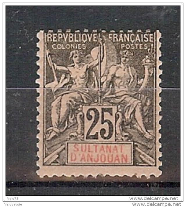 ANJOUAN N° 8 * - Unused Stamps