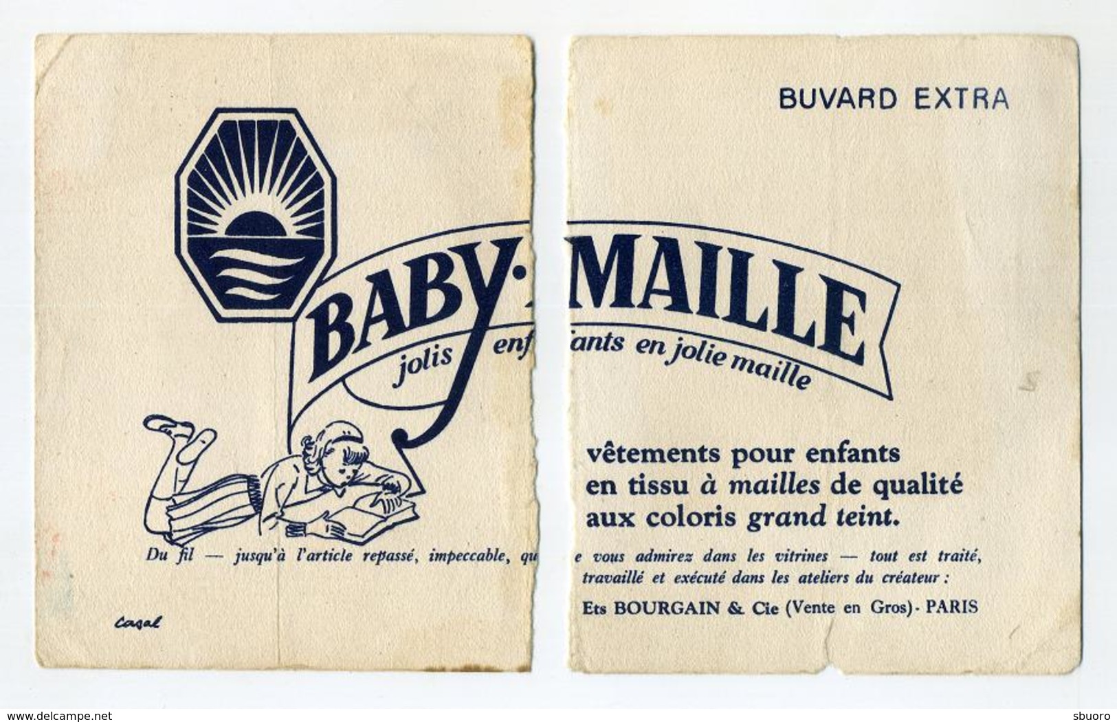 Lot De 3 Buvards. Desgrieux (TBE), Lasnier (BE), Baby Maille (ME). Voir 3 Images. - Collections, Lots & Séries