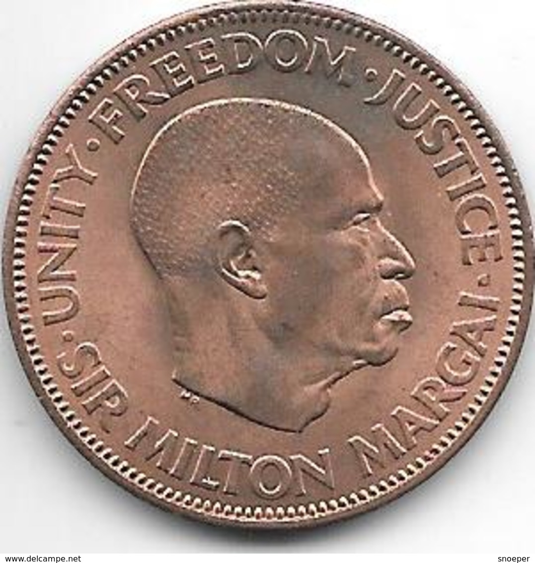 Sierra Leone 1 Cent 1964  Km 2  Bu - Sierra Leone