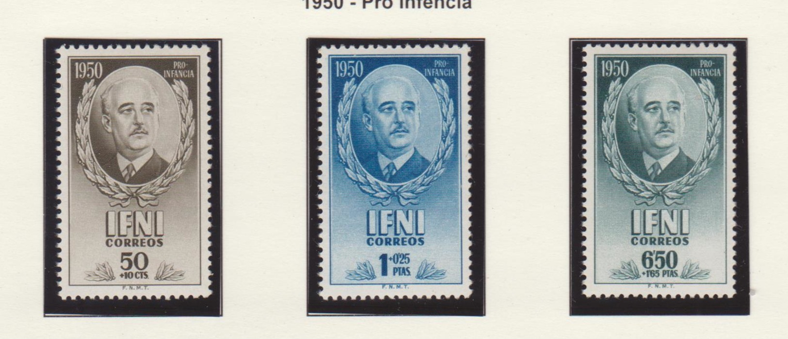 IFNI 1950 PRO INFANCIA EDIFIL. NR. 68/70**MNH - Ifni