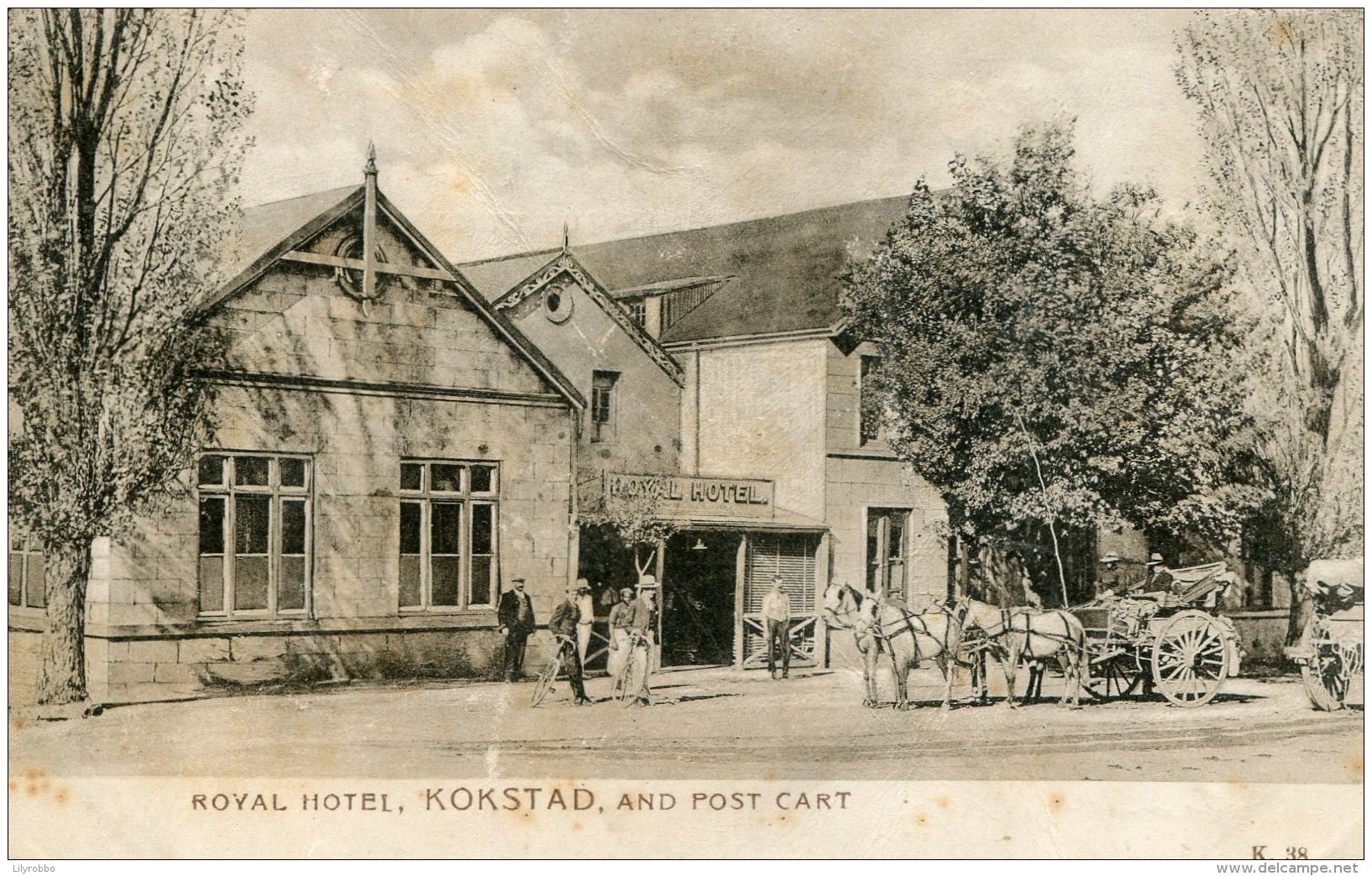 SOUTH AFRICA Royal Hotel KOKSTAD And Post Card -  1906 - Afrique Du Sud