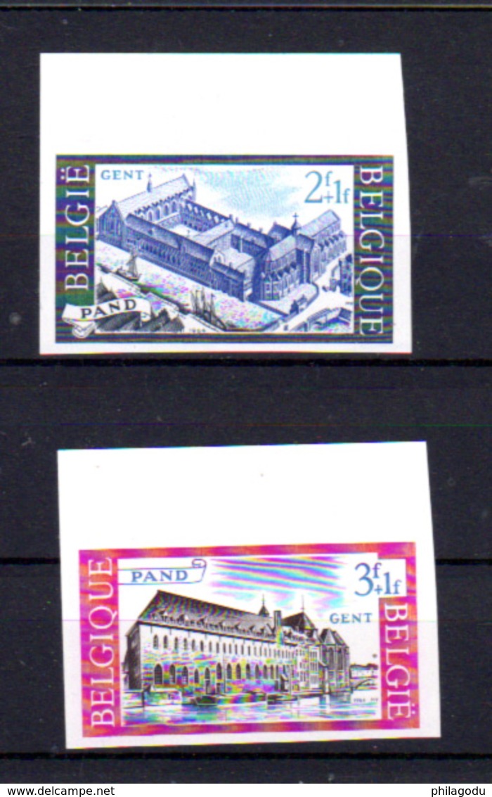 1964   Belgique,  Abbaye Des Dominicaines, Le «  Pand » à Gand 1304 / 1305** Non Dentelé (tirage 320), - Other & Unclassified