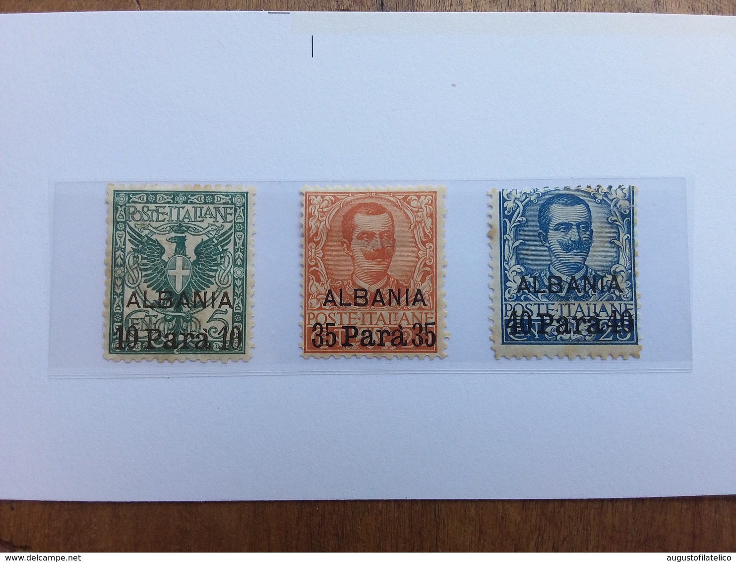 UFFICI POSTALI ALL'ESTERO - ALBANIA Nn. 1/3 Nuovi * + Spese Postali - Albania