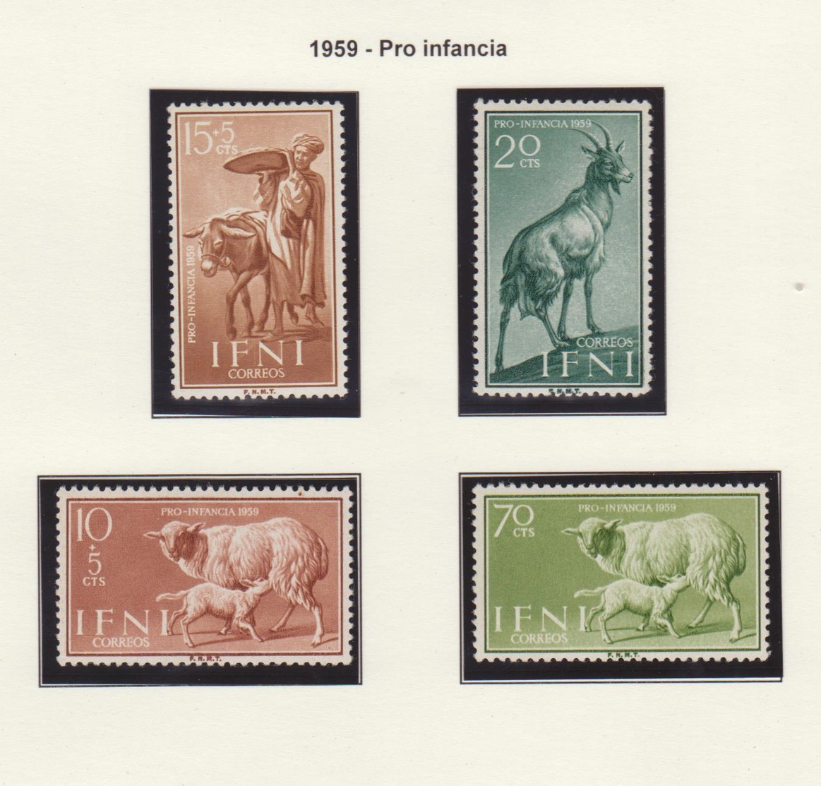 IFNI 1959 DOS SERIES COMPLETAS **MNH - Ifni