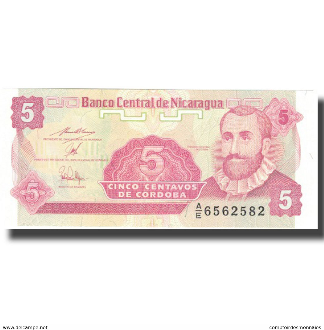 Billet, Nicaragua, 5 Centavos, Undated (1991), KM:168a, SPL+ - Nicaragua