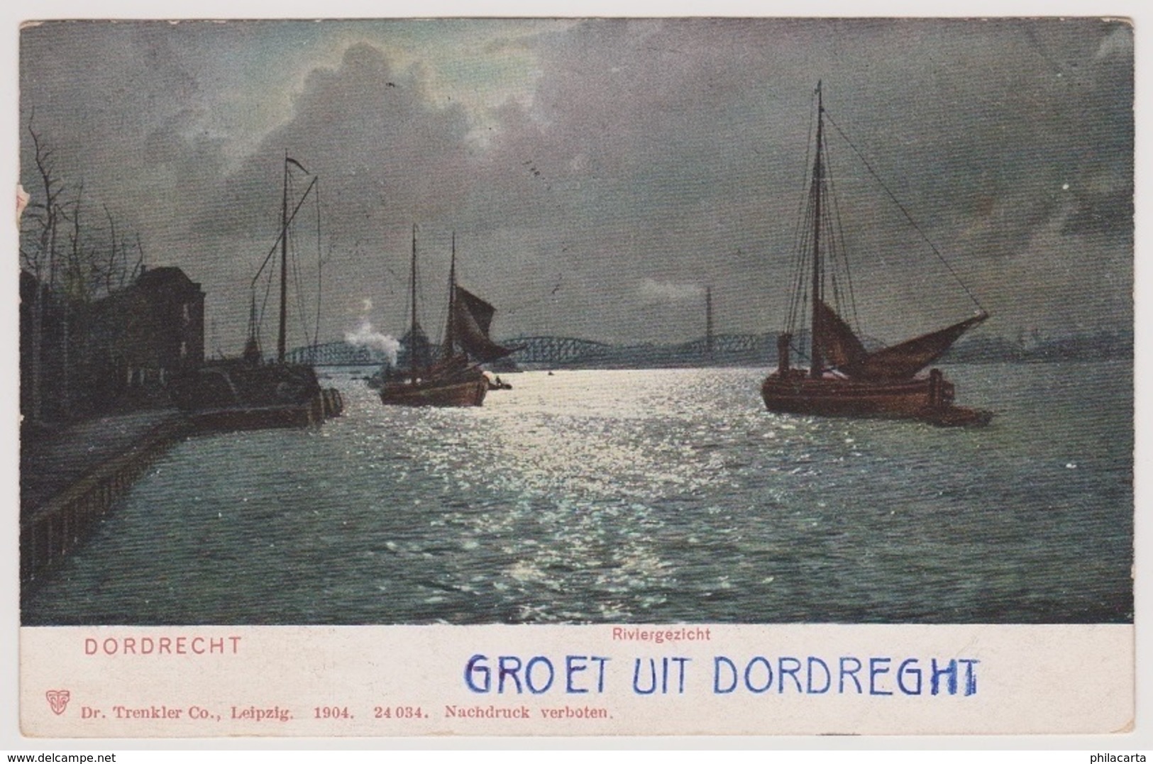 Dordrecht - Riviergezicht - 1908 - Dordrecht