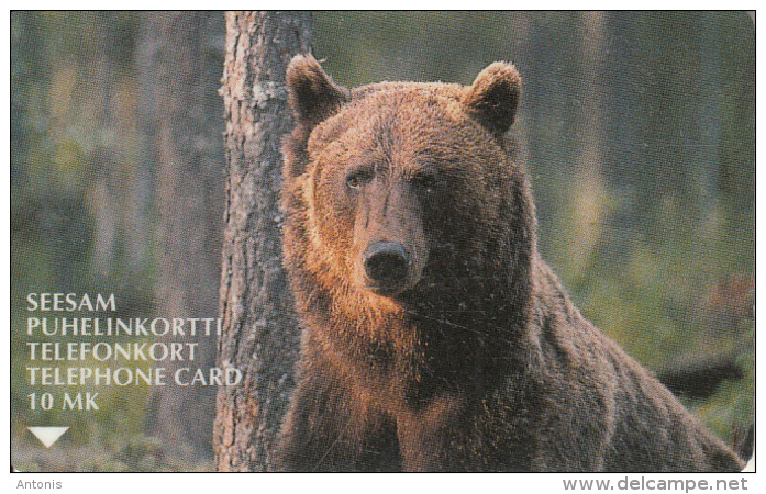 FINLAND - Bear, Turun Puhelin Telecard, CN : 2010, Tirage 45000, Exp.date 03/02, Used - Finland