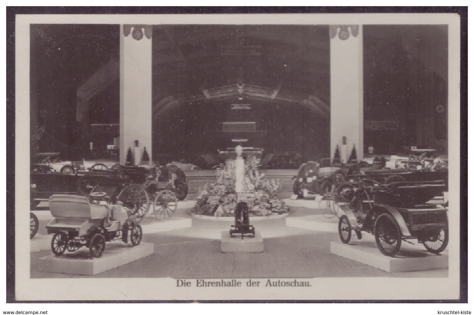 Dt.- Reich (006704) Propagandakarte Ehrenhalle Der Berliner Autoschau 1938, Gelaufen An Blut Und Boden Mit SST 1938 - Briefe U. Dokumente