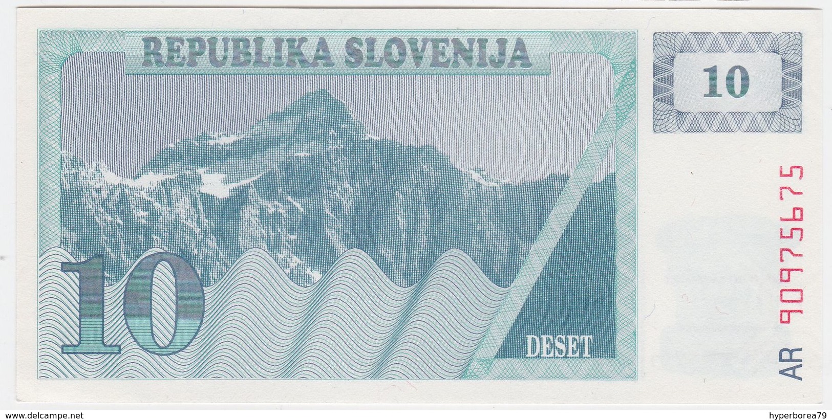 Slovenia P 4 - 10 Tolarjev 1990 - UNC - Slovénie