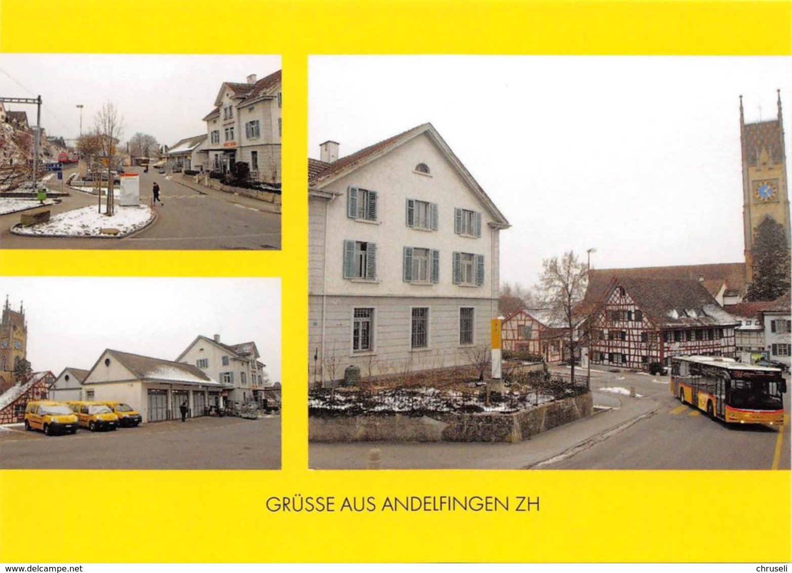 Andelfingen 3 Bild Postauto Limitierte Auflage! - Andelfingen