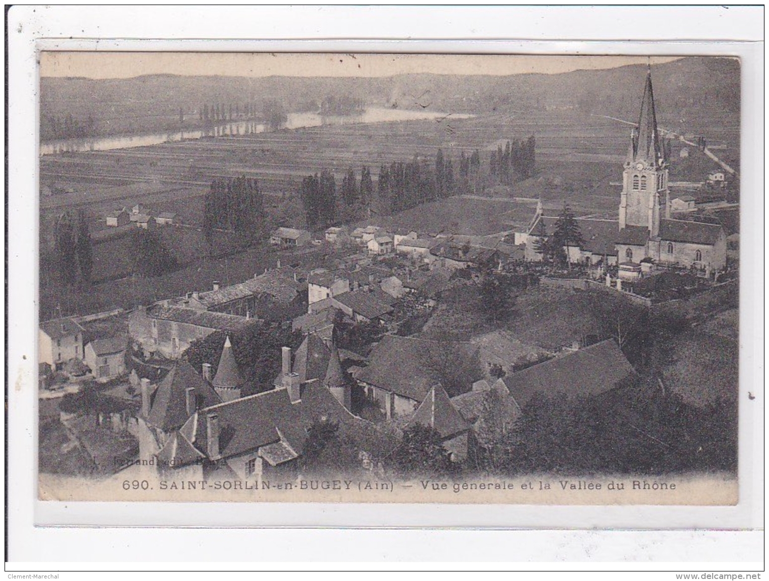 SAINT-SORLIN-en-BUGEY : Vue Generale Et La Vallée Du Rhone - Tres Bon Etat - Unclassified