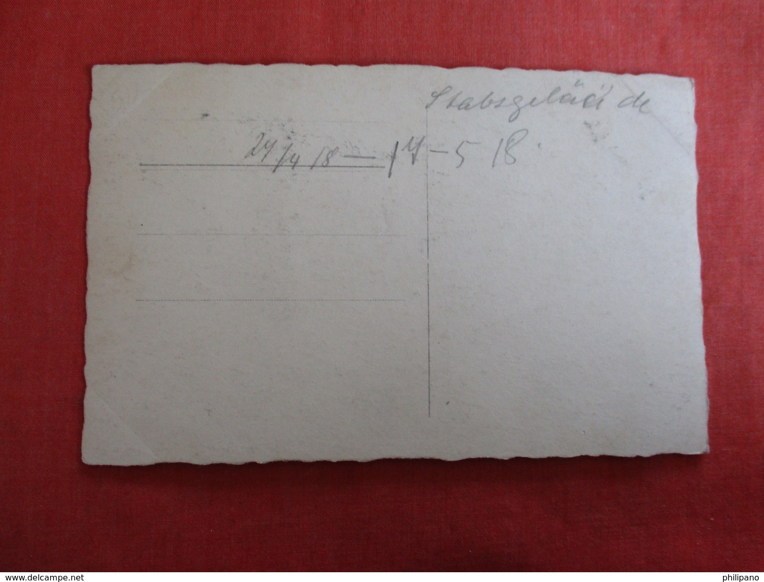 RPPC To ID Possible Germany  Notation Written On Back    Ref 3010 - A Identificar