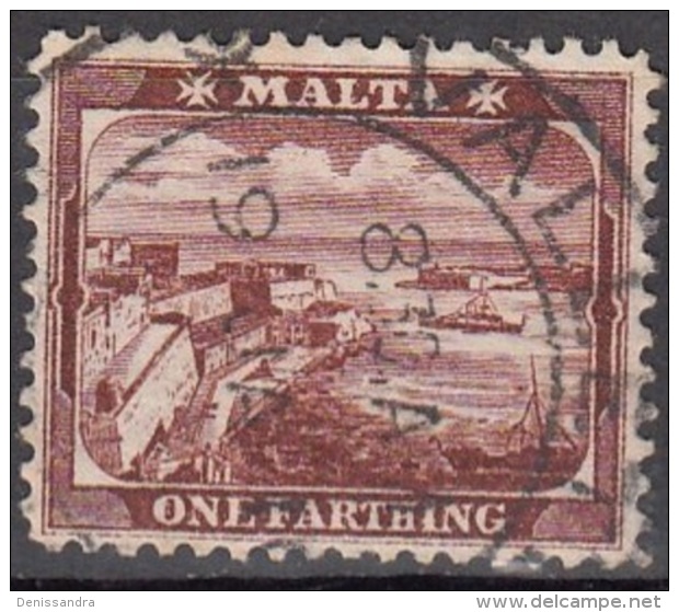 Malta 1901 Michel 15B O Cote (2006) 0.50 € Port De La Valetta Cachet Rond - Malte