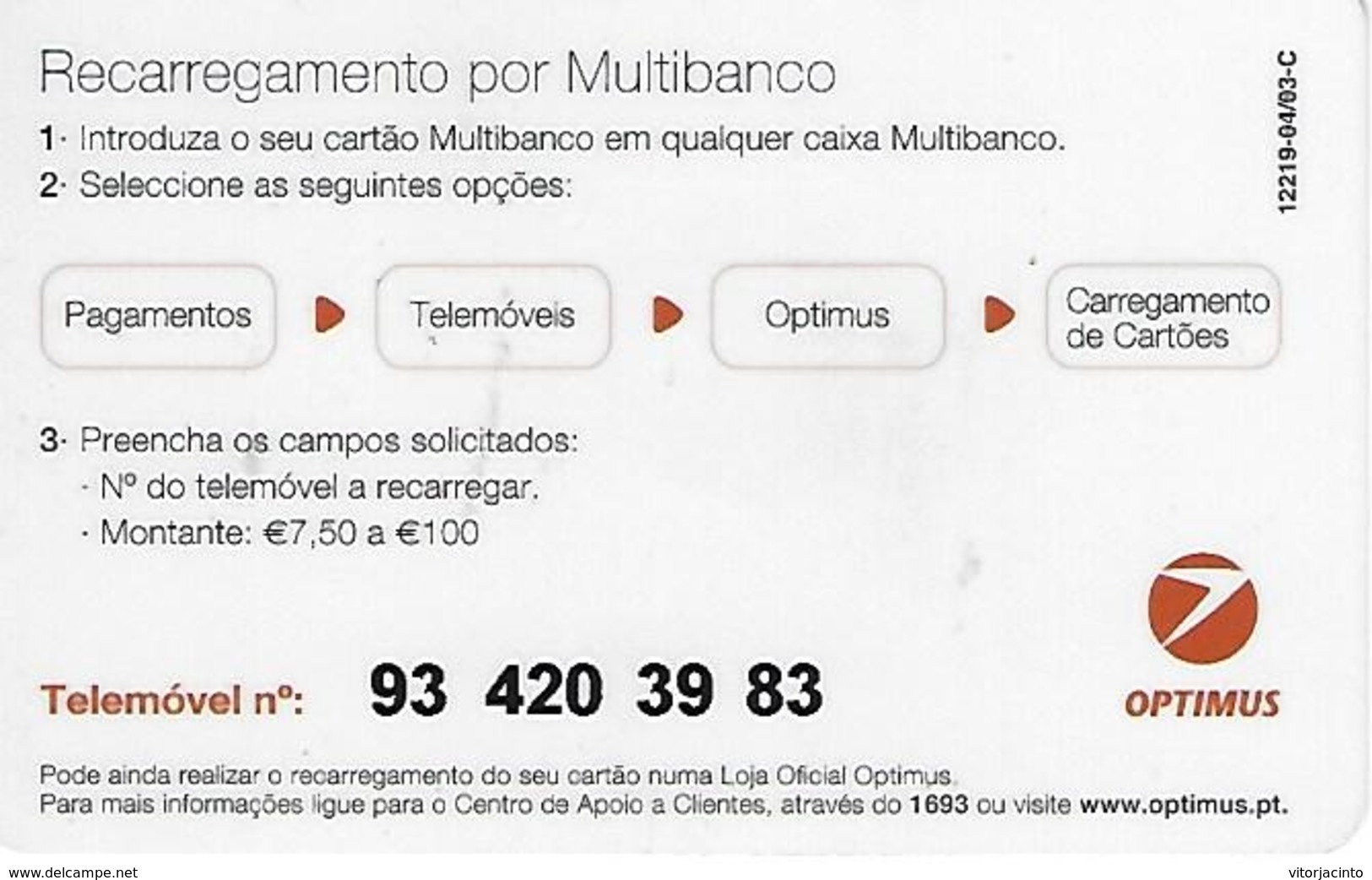 Loading Mobilcard Optimus - Portugal - Portugal