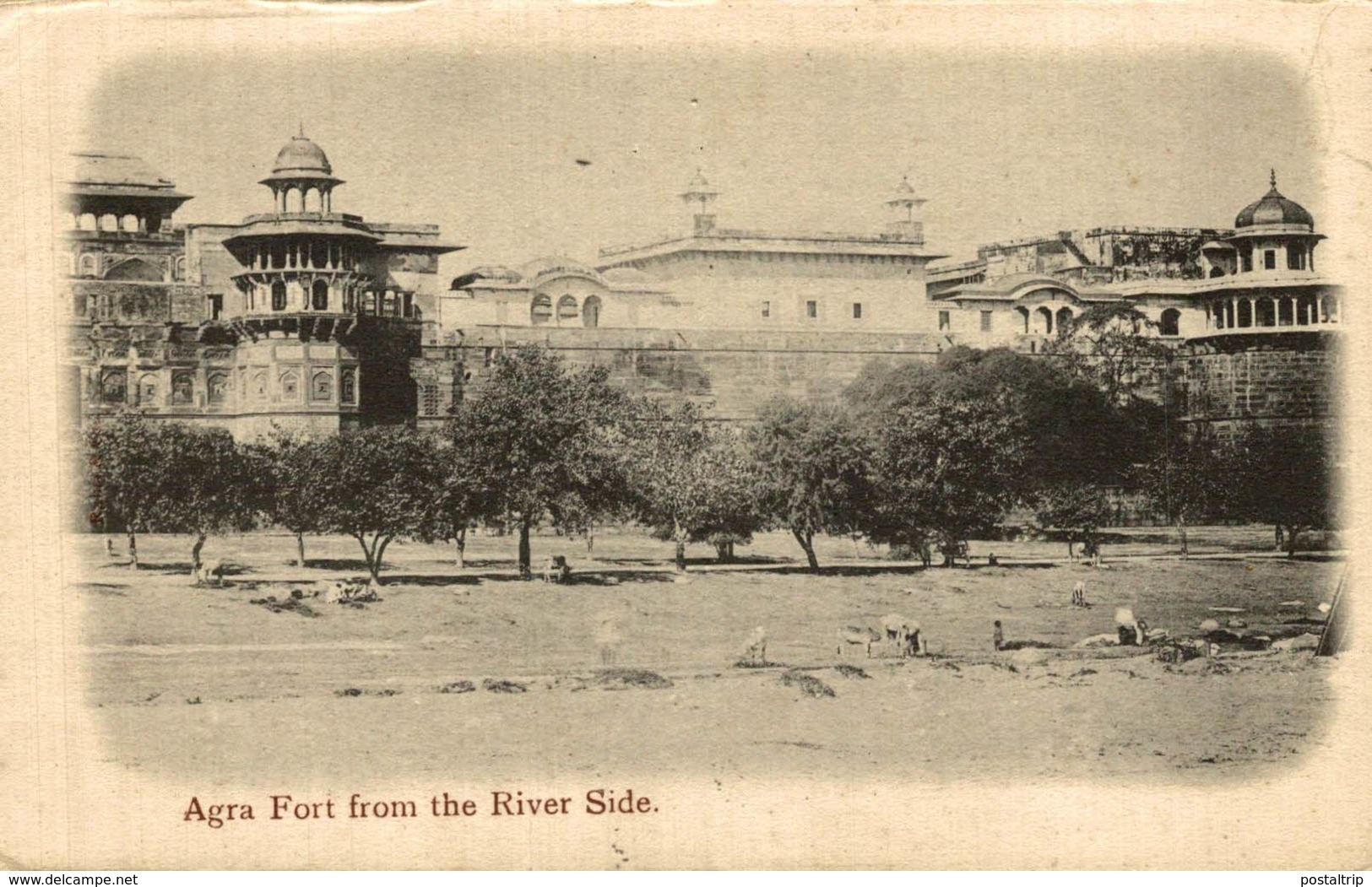 Agra Fort From The River Side    INDIA  INDIEN - India