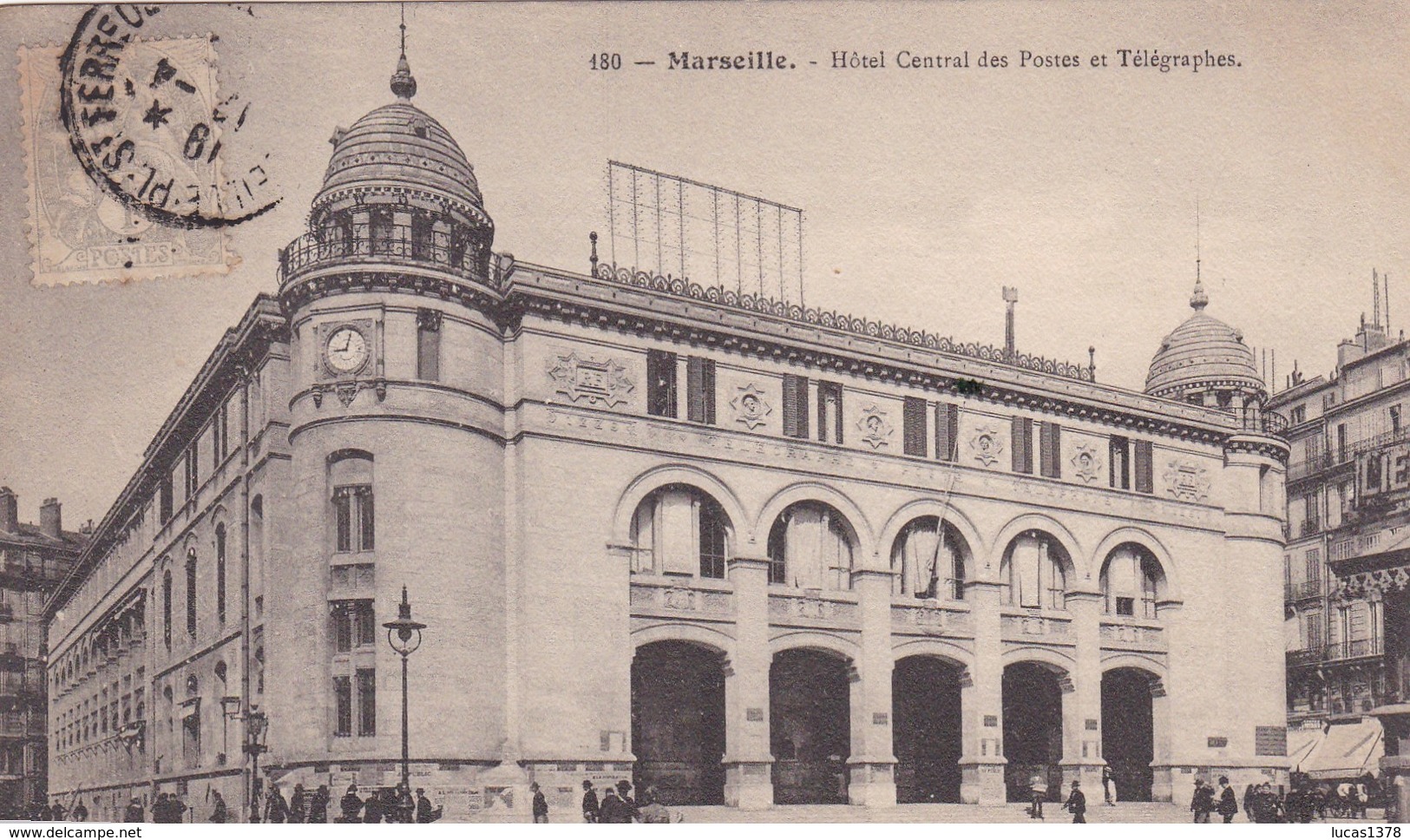 13 / MARSEILLE / HOTEL CENTRAL DES POSTES ET TELEGRAPHES  / NANCY 180 / DIFFICILE A TROUVER - Non Classés