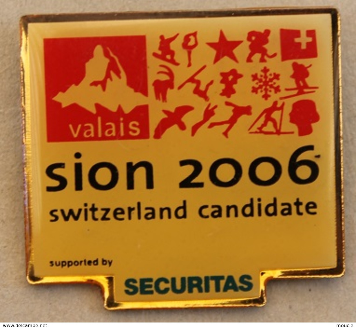 JEUX OLYMPIQUES - SION 2006 - SWITZERLAND CANDIDATE - SECURITAS SPONSOR - SUISSE - SCHWEIZ  - CERVIN  -    (20) - Olympische Spiele