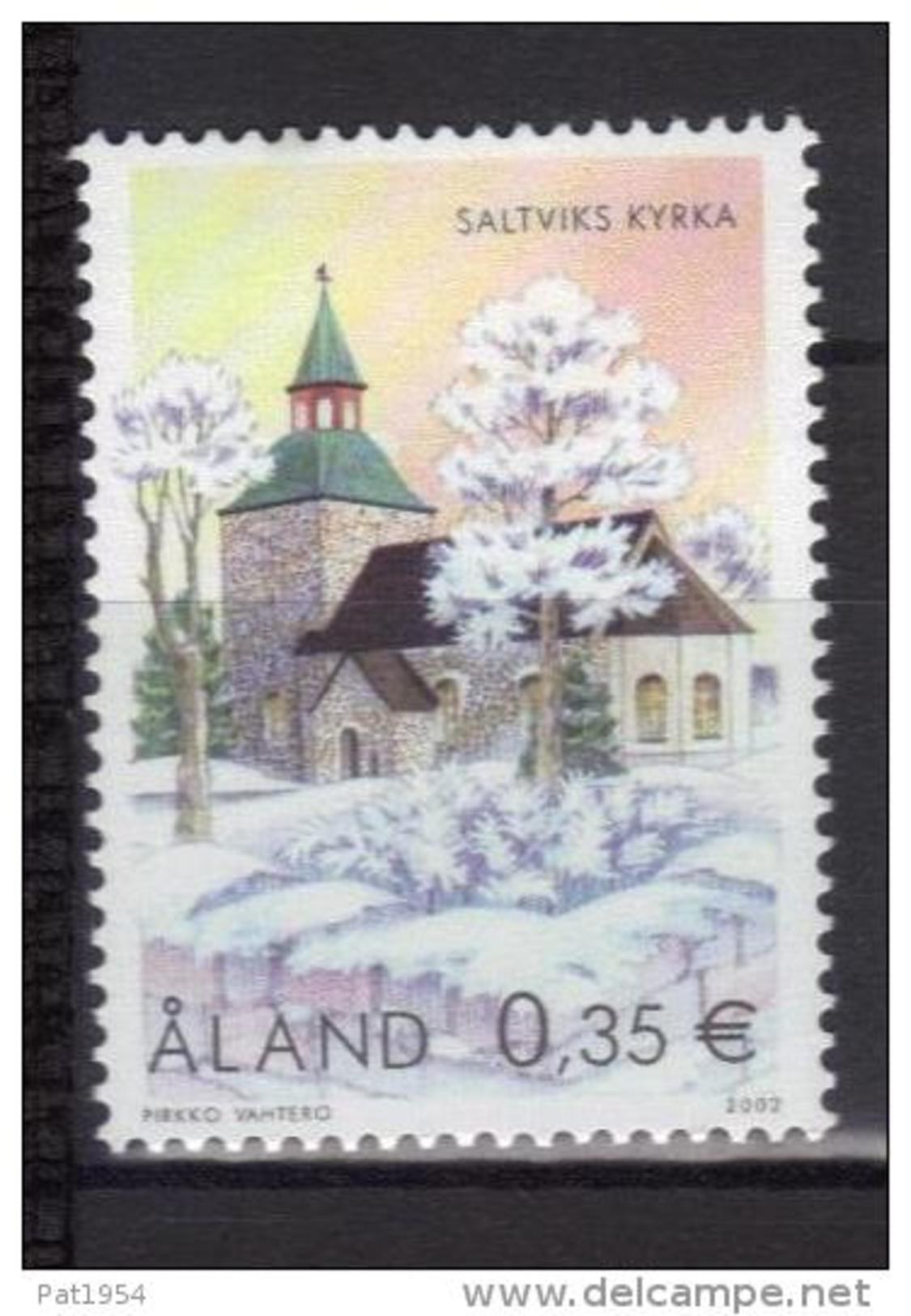 Aland 2002 N°212 Neuf église De Saltvik - Aland