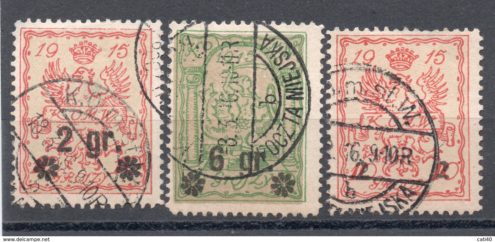 POLONIA POLOGNE 1915  POSTA LOCALE - Used Stamps