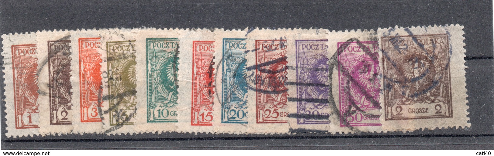 POLONIA POLOGNE 1921 STEMMA - Used Stamps