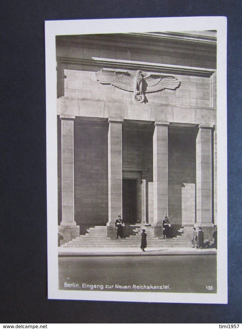 Postkarte Berlin Eingang Zur Neuen Reichskanzlei 1942 - War 1939-45