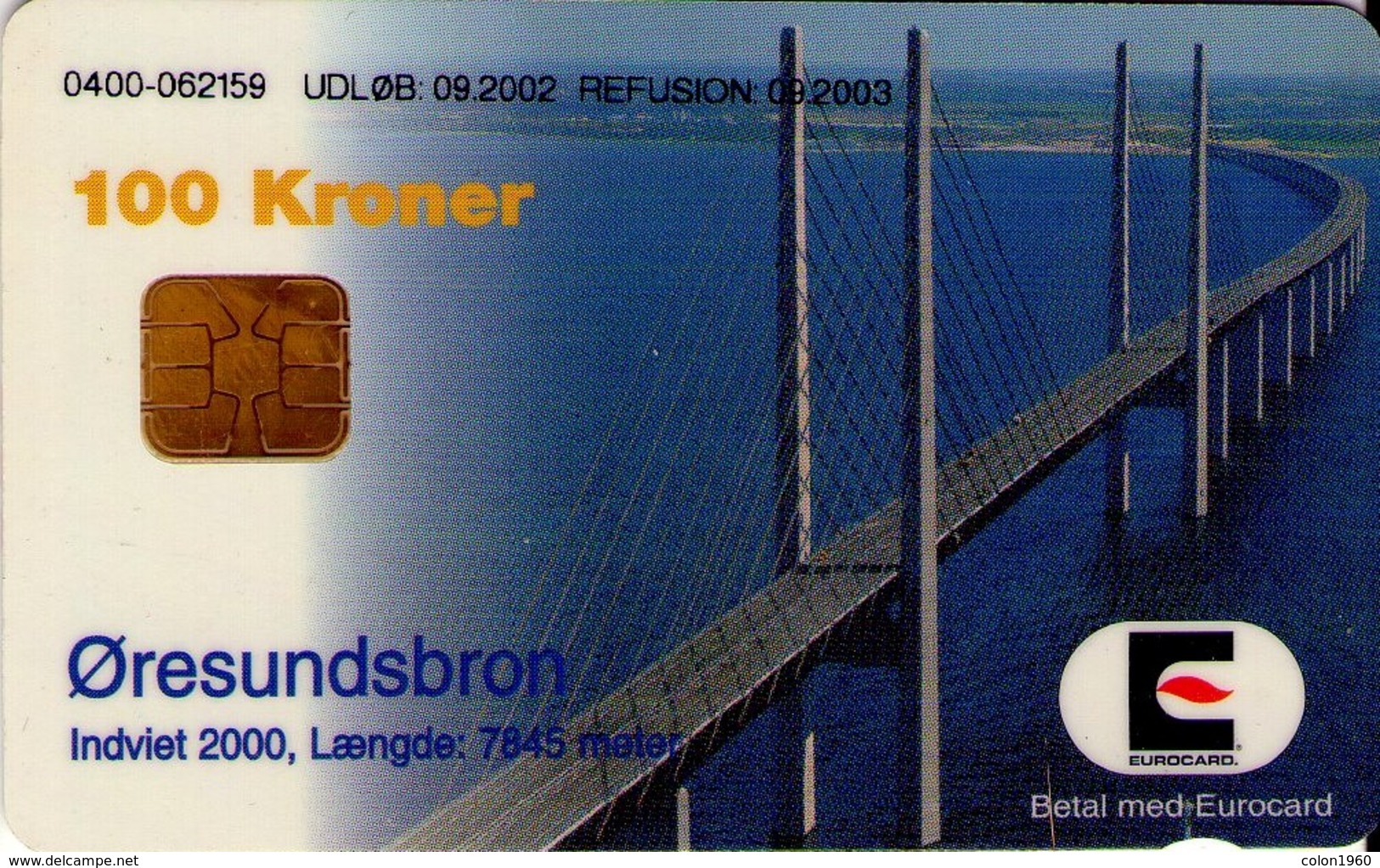 DINAMARCA. DD227A. Oeresundsbroen 09-2002. 29675 Ex. (128) - Dänemark