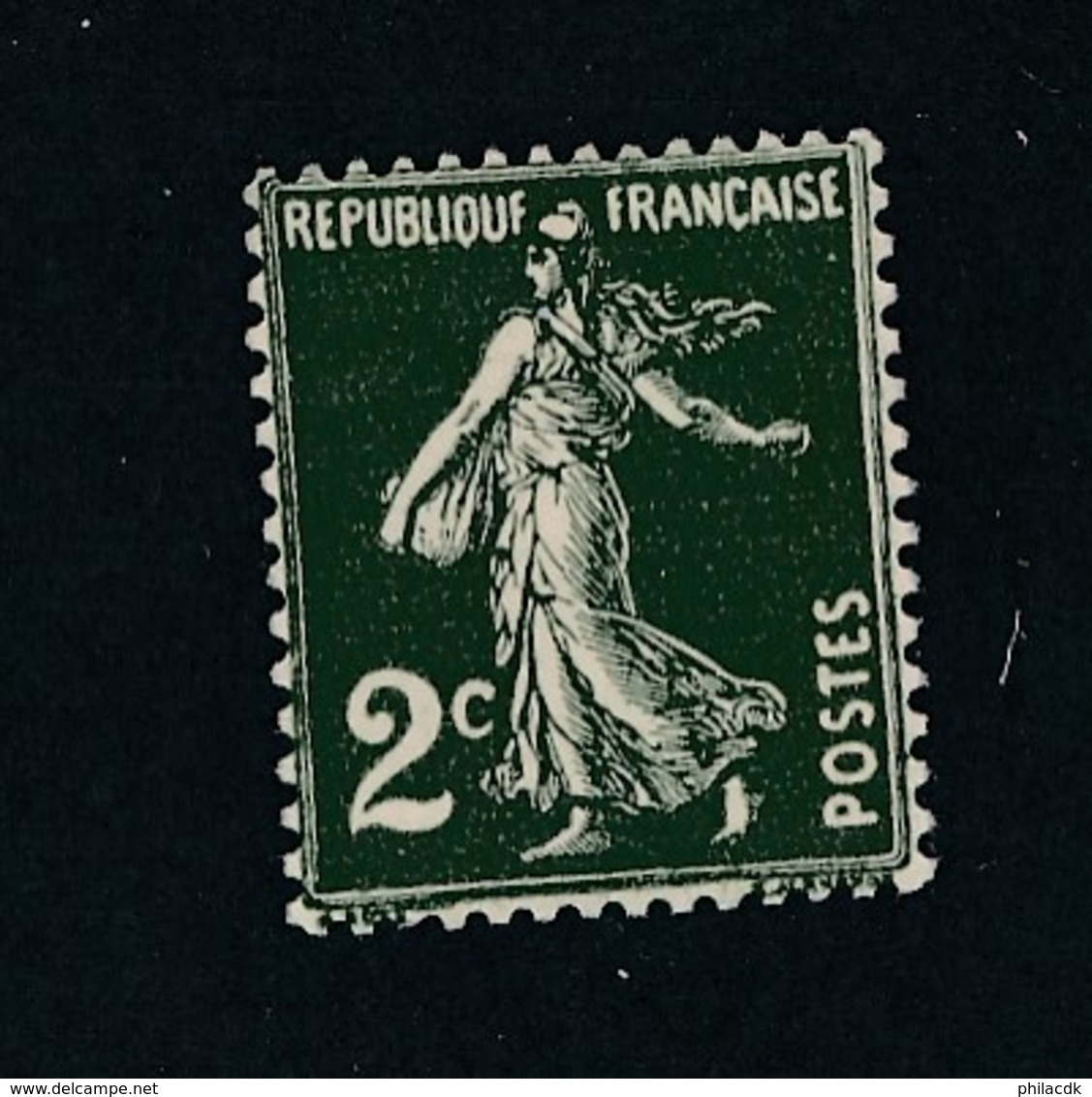 FRANCE - N°YT 278 NEUF* AVEC CHARNIERE - COTE YT : 0.15€ - 1932/37 - 1906-38 Säerin, Untergrund Glatt