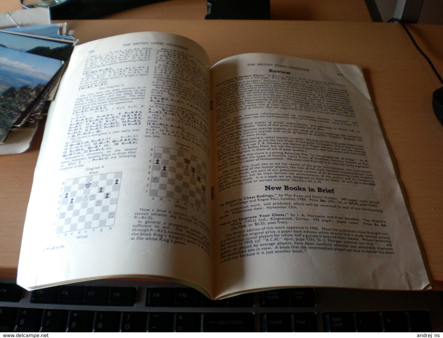British Chess Magazine 1959 - Spelletjes