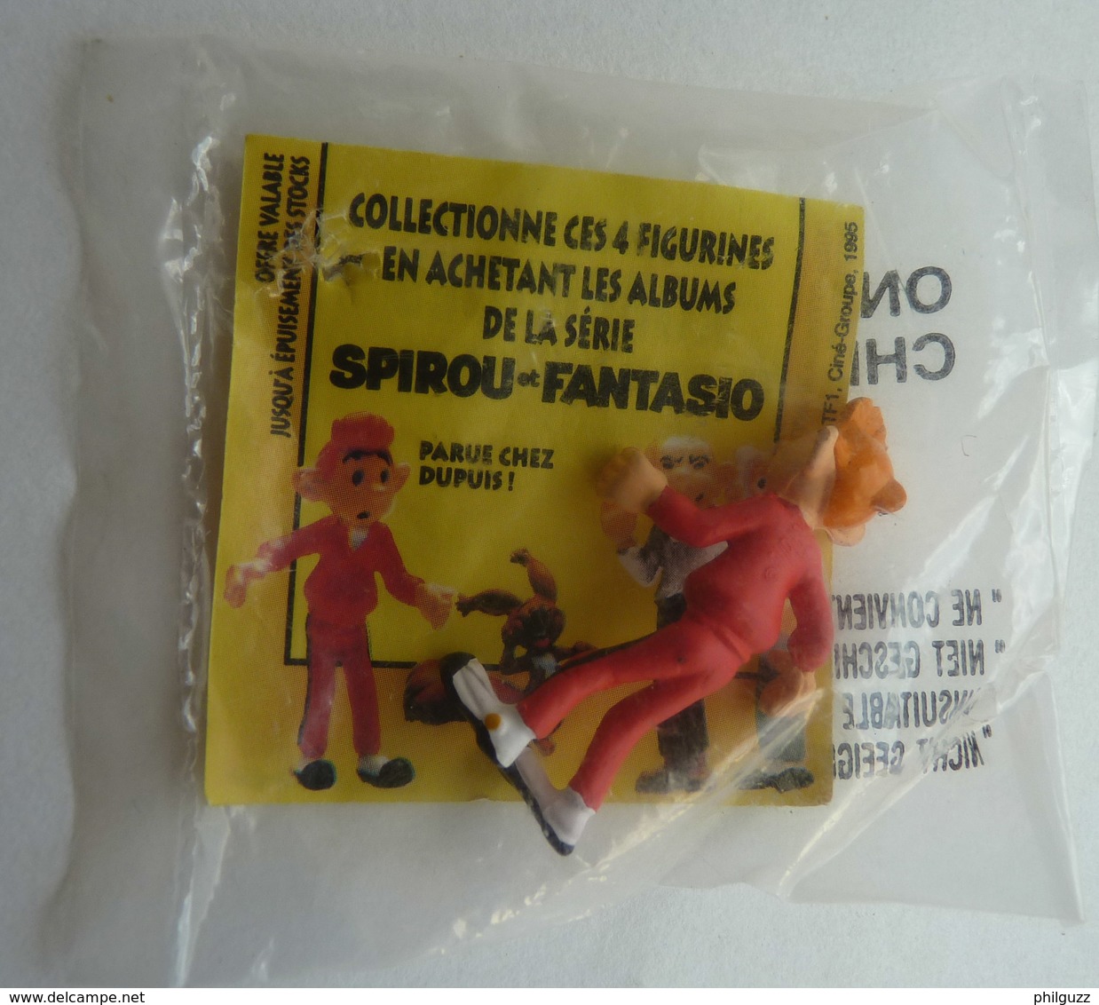 FIGURINE BD DUPUIS 1995  SPIROU ET FANTASIO - SPIROU Idem LEO - Autres & Non Classés