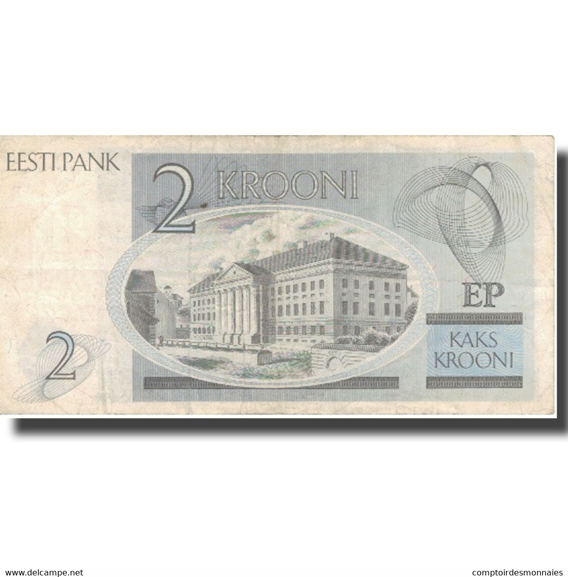 Billet, Estonia, 2 Krooni, 1992, 1992, KM:70a, TTB - Estonia