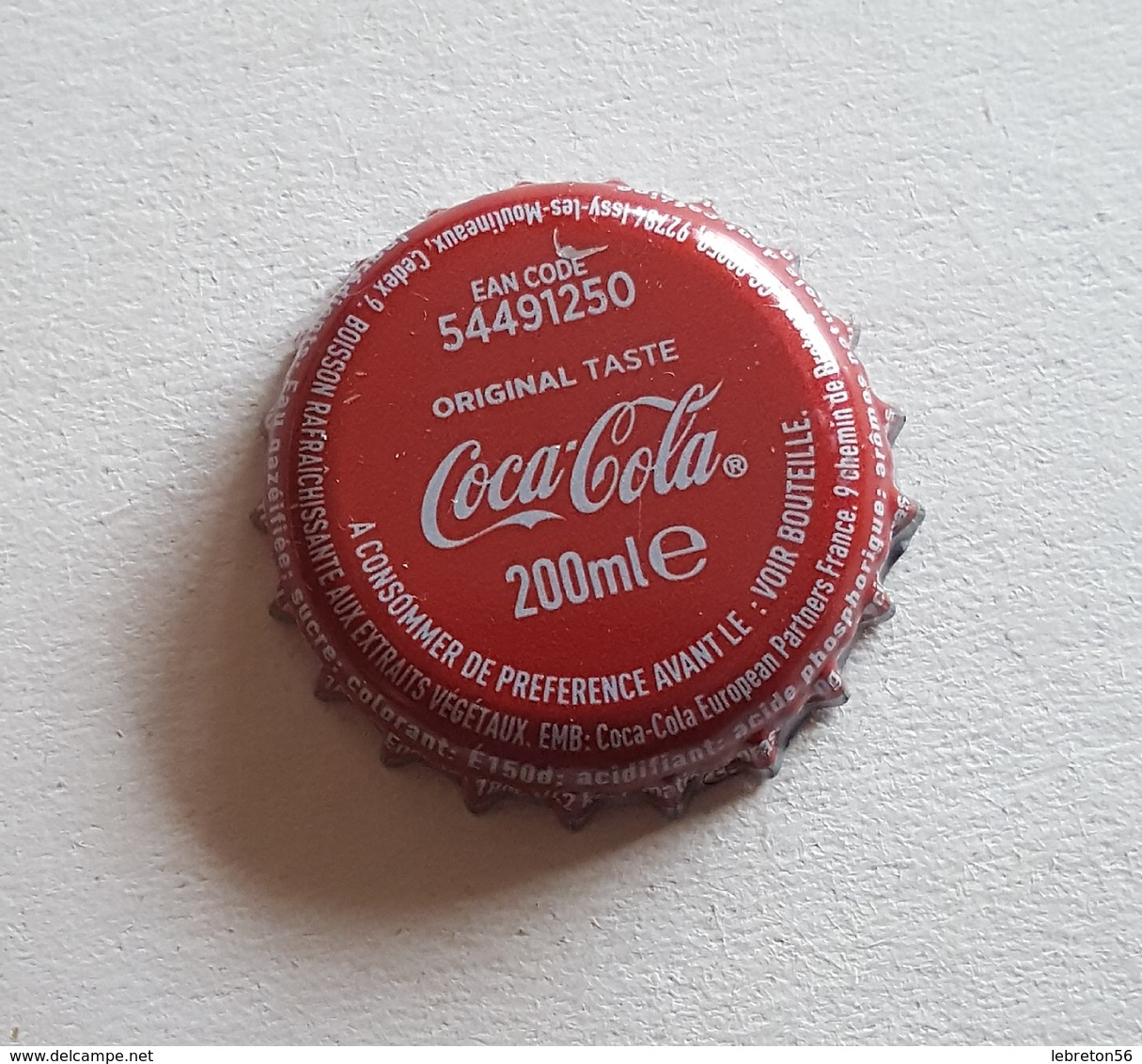 CAPSULE CocaCola Original Taste  Voir Photo - Soda