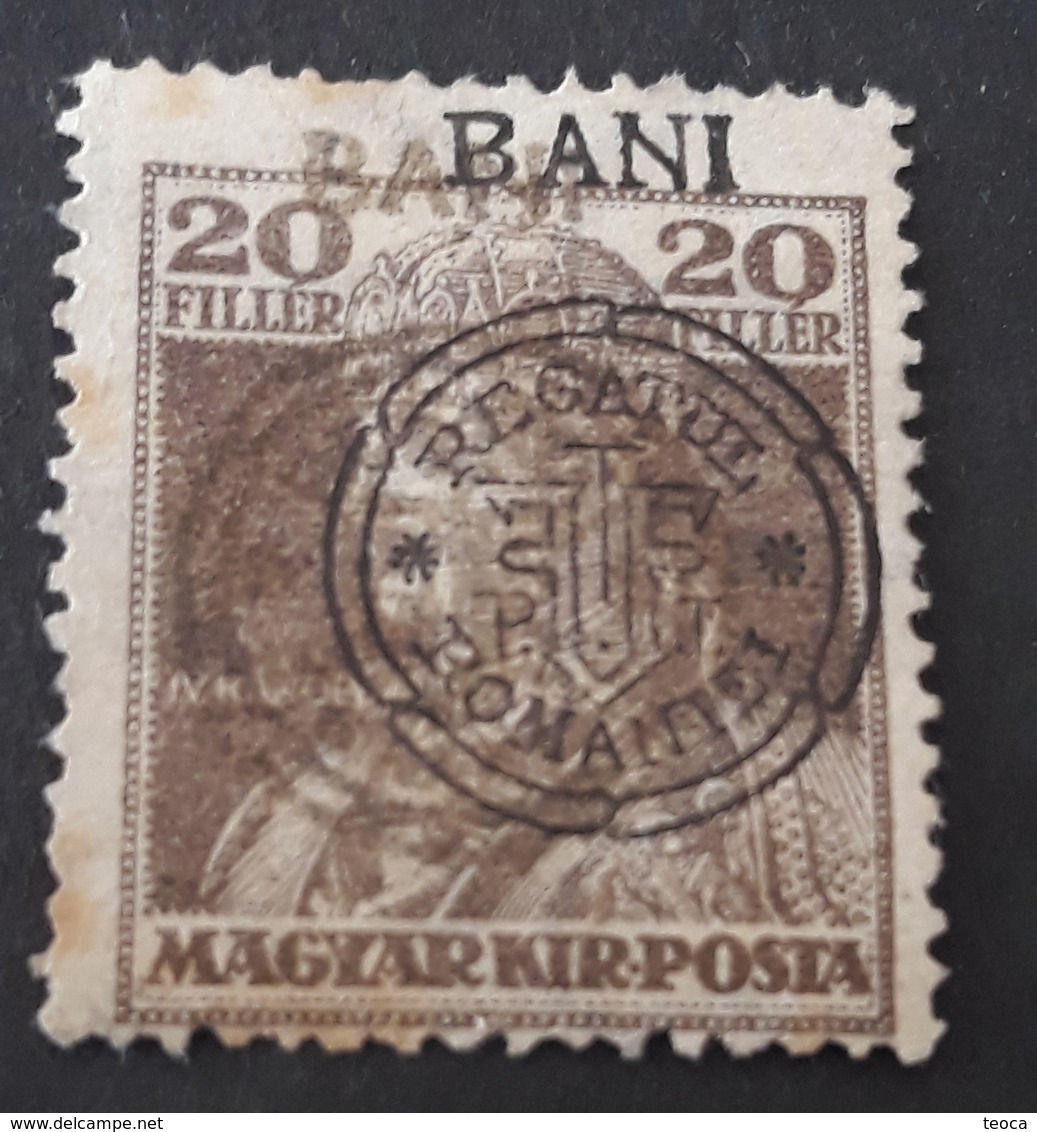 Stamps Errors Romania 1919, Printed With Double Overprint PTT  REGATUL ROMANIEI - Variétés Et Curiosités