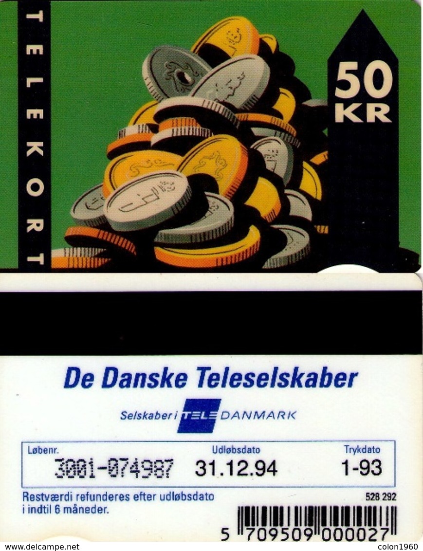 DINAMARCA. TDFD004C. COINS. 01-93. CN3001. (080) - Dinamarca