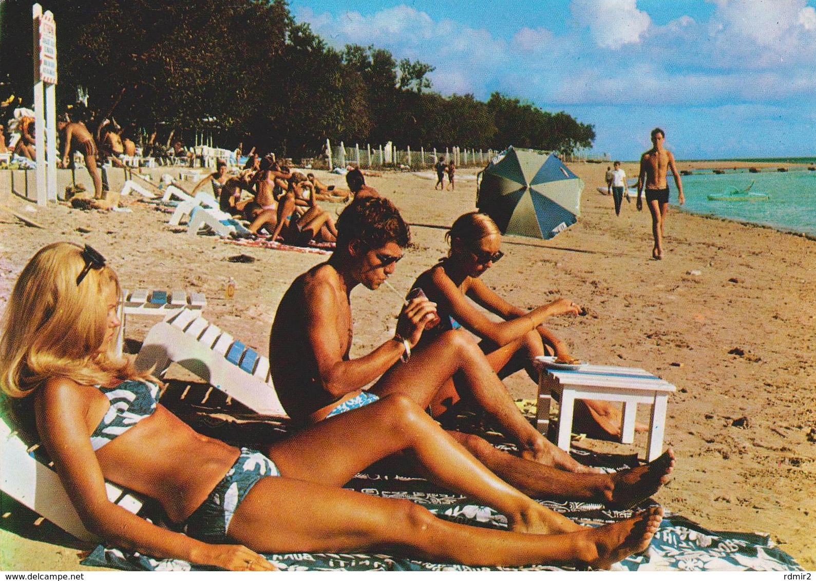 [VD.12]. NOUMÉA, Nouvelle Calédonie. Plage Du "CHATEAU ROYAL". Escrita Al Dorso. / Écrite Au Dos - Nueva Caledonia