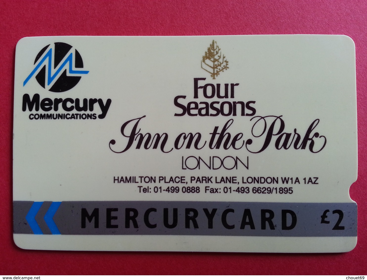 UK - MERCURY - INN ON THE PARK LONDON 01 - 16MERB - Mercury Communications & Paytelco