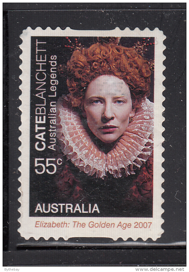 Australia 2009 Used Scott #3021 55c Cate Blanchett - Oscar Winners - Self-adhesive - Oblitérés